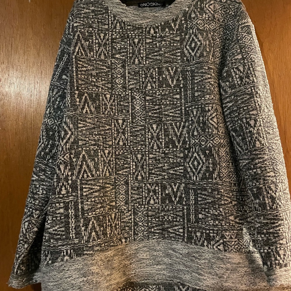 Snoskins Geometric Patterned Sweater 🐼
